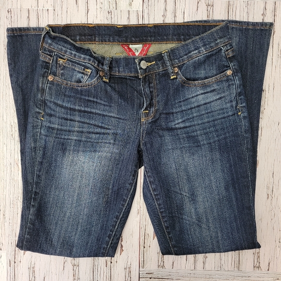 Lucky Brand Charlie Baby Boot  Mid Rise Denim Blue Jean - Picture 8 of 12